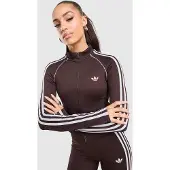Adidas Veste de survêtement 'Essentials' mastic / chocolat / blanc