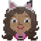 Hama Perles Midi - 2000 pces + 1 Assiette - Gabby's Dollhouse - - UneTaille - Perles