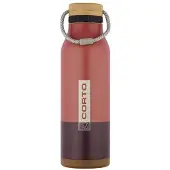 CORTO Insulated Bamboo 0,7l Thermal Bottle Rouge