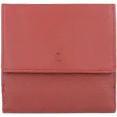 Esquire Cuir boîte viennoise Deer Wiener Wallet Red rouge foncé