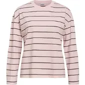 Object T-shirt mauve / noir