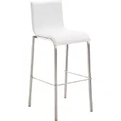 CLP Tabouret de bar Avola cuir plat E78