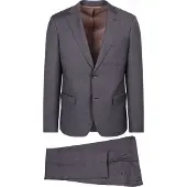 Suitable Costume Sharkskin Laine Aubergine