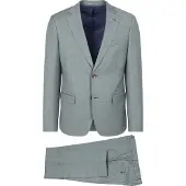 Suitable Costume Sharkskin Laine Vert