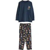 Next Pyjama bleu marine / cappuccino / vert / blanc