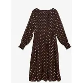Vero Moda Robe 'LINDA' marron / blanc