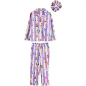 Next Pyjama 'Capybara' marron / jaune / violet clair / blanc