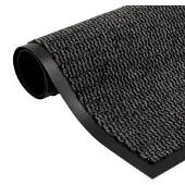 vidaXL Paillasson rectangulaire 90 x 150 cm Anthracite132714