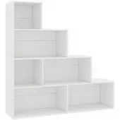 vidaXL Bibliothèque/Cloison Blanc 155x24x160 cm Bois d'ingénierie