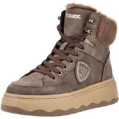 Blauer pour femme. F6MARIBEL02 Bottines Maribel 02 marron (36), Plat, Lacets, Casuel