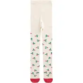 Next Collant crème / vert foncé / grenadine