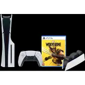 Sony PlayStation 5 Slim Disc Edition + Marvel's Wolverine + Station de Charge