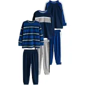 Next Pyjama bleu / bleu marine / gris chiné / blanc
