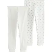 Next Leggings bleu clair / lilas / blanc