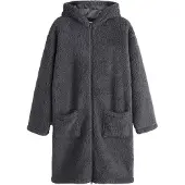 Next Peignoir long gris foncé