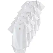 Next Barboteuse / body noisette / blanc