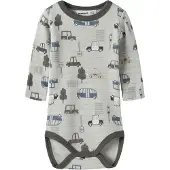 Name it Barboteuse / body bleu / gris