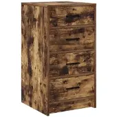 vidaXL Buffet chêne fumé 40 x 41 x 75 cm Bois composite