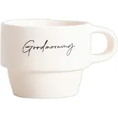 Homla Lot de mugs VITI Ecru, 4 pcs. x 85 ml