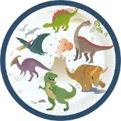 Riethmüller Teller Happy Dinosaur