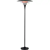 BELID Diablo Floor Lamp Ø 50 cm | Flat Black|Glossy Red
