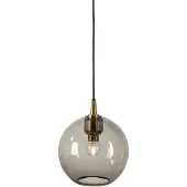 BELID Gloria Pendant Lamp Ø 19 cm | Brass|Smoked Glass
