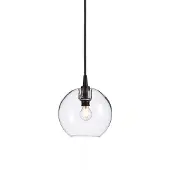 BELID Gloria Pendant Lamp Ø 19 cm | Black Structure|Clear Glass
