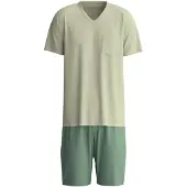 Calida Pyjama court 'Relax Superlight' taupe