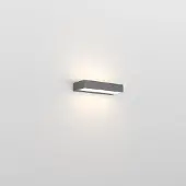 Rotaliana Inout W2 Outdoor Wall Lamp Embossed Anthracite | 3000 K