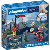 Playmobil Chevaliers : Entraînement au combat du cavalier de dragon - 72213