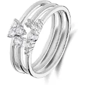 Lucardi Bague 'Statement' argent