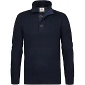 Petrol Industries Pull-over bleu marine