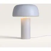LUSENZ - Lampe de table Voryn bianco m E27 IP20 Blanche