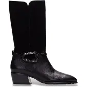 Hispanitas pour femme. PHI254298 Bottes en Cuir Verona noir (39), 3 à 5 cm, Aucun, Casuel