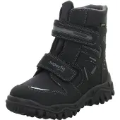 Superfit Bottes 'Husky' brun foncé / gris / violet pastel / blanc
