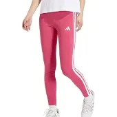 Adidas Essentials 3 Stripes Cotton Leggings Rose S Femme