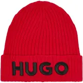 HUGO Bonnet rouge / noir