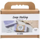 Creativ Company Mini kit de loisirs créatifs pour fabriquer du savon, carré, violet clair