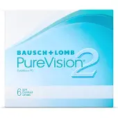 Bausch & Lomb PureVision 2HD lentille de contact en silicone, -01.00, 6 pièces, Bausch Lomb