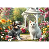 Bluebird Puzzle Puzzle Bluebird « Les compagnons du jardin » (Tierpuzzle) – 1 000 pièces