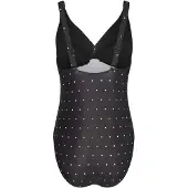 Mamalicious Maillot de bain noir / blanc