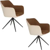 Housecraft living 2x , Chaises, Daley Armchair Beige/Brown