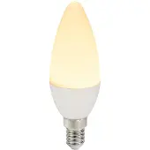 Nordlux Smart LED bulb - éclairage intelligent - Ø 3,5 x 10,7 cm - E14 - 4,7W - fonction de gradation et couleur de lumière réglable via l'appli - blanc.