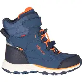 TROLLKIDS Hafjell Winter Boots XT – bottes d’hiver enfant, bleu/bleu foncé/orange, EU 39 (585-122)