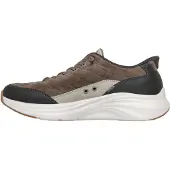 SKECHERS Baskets basses 'CONTOUR FOAM-CORDELUX' olive / noir