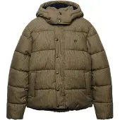 Superdry Homme Doudoune à Capuche à Carreaux Premium Brown Taille: Xxxl