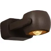 Lucide CAPRI – Applique murale / Luminaire mural pour intérieur/extérieur – LED – 1x8 W, 2700 K – IP54 – Couleur : marron café | Collection Essential