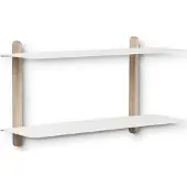 Gejst - Nivo Etagère Large F Clair Chêne/Blanc