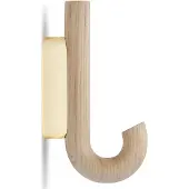 Gejst - Hook Patère Mini Chêne/Laiton