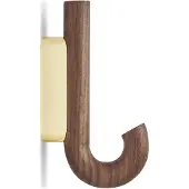 Gejst - Hook Patère Mini Noyer/Laiton